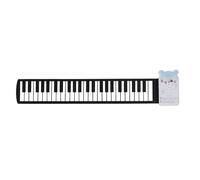 Taidda Clavier de Piano Enroulable Portable Pliable 49 Touches Piano électronique éducatif pour Enfants, Clavier de à Main Rechargeable pour les Amateurs de Musique