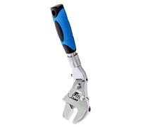 Taidda Clé à Cliquet Réglable Flexhead pour L'entretien de la Maison Tige D'extension Rétractable de 10 à 12 Pouces Tête Rotative à 180 Degrés pour les Amateurs de Bricolage Acier n° 45