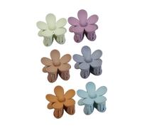 Taidda Clips de Cheveux, Fleurs Clips de Cheveux Ensemble de 6 Grandes Non glissé Strong Hold Hold Coil Catch Clamps Headwear Accessoires avec des Femmes Fleules Coiffes Claw Hair For Women pour (2)