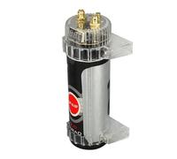 Taidda Condensateur de Puissance Numérique Haute Performance 9.0 pour Système Audio de Voiture DC12V Stabilise la Tension de Sortie pour une Expérience Musicale Améliorée Métal, Plastique