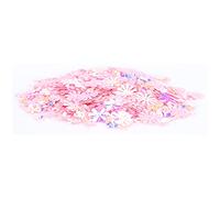 Taidda Confettis en Forme de Fleur à Paillettes pour Décoration de Vacances et de Mariage, Confettis en PVC éblouissants pour Travaux Manuels et Remplissage de Boîtes Cadeaux, 1 Paquet de 30 G (Rose