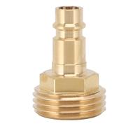 Taidda Connecteur Rapide GHT RV Spray Away Port de 3/4 Pouces, Connecteur Rapide pour Tuyau d'arrosage en Laiton, Raccords à Connexion avec Joint étanche, Idéal pour Tuyau d'arrosage et Buse de