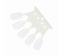 Taidda Conseils de Pratique du Nail Art, Affichage de Couleur Durable pour Matériel Professionnel/maison, Plastique 4 Couleurs pour les Couleurs de Gel à Ongles, 50 Pièces (Couleur personnelle)