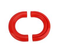 Taidda Couvercle de Crochet de Remorquage en Silicone Résilient, pour Base Bronco, Banques Extérieures à Grand Coude 2021 - 2024, 2 Pièces pour Protecteur de Crochet de Remorquage (Rouge)