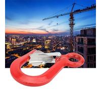 Taidda Crochet de Levage Haute Résistance de 5 000 Lb avec Loquet de sécurité pour la Construction de Navires, Crochet de Grue en Acier allié pour Palan de Gréement, 6,3 X 3,94 X 1,57 Pouces, 1 de