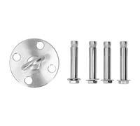 Taidda Crochet de Montage au Plafond, Cintre de Fixation argenté, Hamac Durable Résistant à la Corrosion pour Balançoire Extérieure, Chaise Suspendue, Sac de Sable d'intérieur (DG-08)