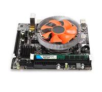 Taidda- de Fin d'année 4 interfaces Sata Carte mère PC, Carte mère, 1 processeur Haute Performance Core III pour Core II