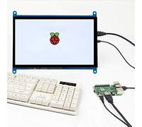 Taidda- de Fin d'année Écran d'affichage à résolution Ultra-Claire Ips178 ° 7 Pouces, Affichage HD à Angle de Vision Complet pour Raspberry Pi, pour Raspbain/Ulinx/Linx Windows