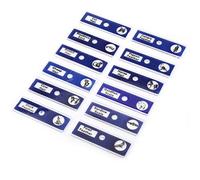 Taidda de Fin d'année Lames de Microscope préparées, Diapositives de Microscope de Plantes préparées en Plastique d'animaux de Plantes préparées en Plastique 12pcs 4#