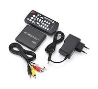 Taidda de Fin d'année Lecteur multimédia Full HD Mini-Box, 110-240V Lecteur multimédia Mini-HD Full Support de Lecteur multimédia 1080P Support USB MMC RMVB MP3 AVI MKV 3#