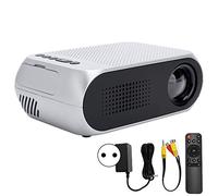 Taidda- de Fin d'année Mini projecteur, projecteur Portable, 1080P pour Les Jeux vidéo de Divertissement à Domicile European regulations