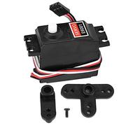 Taidda de Fin d'année Servo RC, 6KG E6001 Engrenage en Plastique Durable Servo analogique étanche Servo modèle de Voiture pour HSP 94105 94106 94166 1/10 RC Car