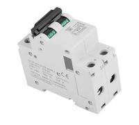 Taidda Disjoncteur Miniature DC Protection Fiable à Fermeture Rapide pour Système de Grille de Panneaux Solaires 2P 250 V Basse Tension 25 A Blanc Taille 3,1 X 2,8 X 1,4 Pouces (40A)