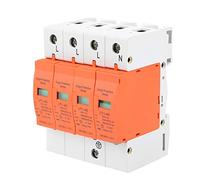 Taidda Dispositif de Protection Contre Les Surtensions 4P 40kA 420vAC pour la sécurité à la Maison PC Matériau Ignifuge Protecteur de Foudre Basse Tension pour Le Ménage