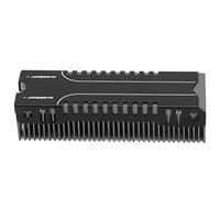 Taidda Dissipateur Thermique M.2 SSD, Base Multicanal, 38 Ailettes de Refroidissement pour PC de Bureau, Alliage D'aluminium Mg, 1 Paquet