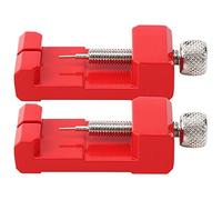 Taidda Dissolvant de Bracelet de Montre en Acier allié, Outil Facile à Utiliser pour Le Réglage du Bracelet de Montre, Idéal pour L'outil de Rouge 2 Pièces (Rouge)
