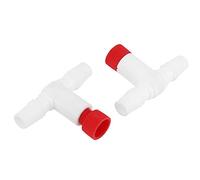 Taidda Écumeur de Protéines, Interrupteur de Valve D'air à Réglage Fin pour Séparateur MS, Fournitures D'aquarium Durables pour les Types de Séparateur de Protéines MS, Plastique 2,13x1,50 Pouces