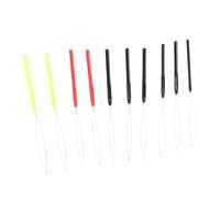 Taidda Enfile-aiguille à Boucle pour Extensions de Cheveux avec Poignée en Plastique 10 Pièces, Outil Essentiel pour le Pré-collage des Extensions de Cheveux, adapté aux Synthétiques ou Réels