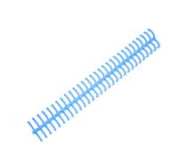 Taidda Ensemble de Bobines de Reliure en Spirale, 10 Pièces, Durables, Diamètre de 16mm, pour Tourner les Pages en Douceur dans la Bibliothèque de Salle de e Bureau (BLUE)