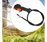 Taidda Ensemble de Câble de Déclenchement D'accélérateur de Commutateur de Poignée Durable pour Débroussailleuse Installation Facile pour Débroussailleuses, Bordures, Débroussailleuses pour