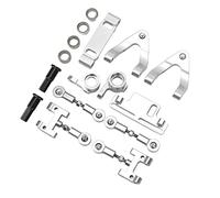 Taidda Ensemble de Coupelles de Direction à Bras Oscillant Supérieur et Inférieur en Métal, Durable et Résistant à l'usure, Supporte de Manière Stable la Voiture Télécommandée, Convient pour WPL