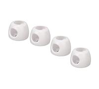 Taidda Ensemble de Couvercles de sécurité pour Bouton de Porte Rond en ABS Anti-collision pour Enfants pour Enfants âgés Paquet de 4 Protections de Poignée de Porte à L'épreuve des Bébés pour