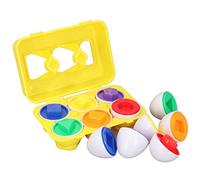 Taidda Ensemble de Jouets D'œufs Portables aux Couleurs Assorties, Développe la Pensée Logique, Cadeau de Pâques Parfait pour Les Enfants de 3 Ans et Plus, Plusieurs Scénarios Applicables
