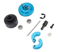 Taidda Ensemble d'embrayage de Vitesse Durable 13T pour Moteur Nitro 1/10 RC, Embrayage en Métal Fiable pour Les Amateurs de Voitures (Blue)