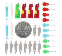 Taidda Ensemble D'enfile-aiguilles Automatiques Pratiques, Outils de Couture pour Personnes âgées, Bricolage Artisanal, Usage Domestique, 30 Pièces, Tailles Assorties