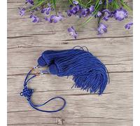 Taidda Épée Chinoise de qualité Supérieure avec Pompon en Soie Glacée, Accessoire de Performance Kung Fu pour épée Taiji, 2 Couleurs, adapté à Un Usage Personnel (Dague Bleu Royal)