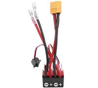 Taidda ESC étanche 360A pour Voiture sur Chenilles RC - Frein de Traînée d'escalade Bidirectionnel - Calibrage Automatique de L'accélérateur - Convient à Les Modèles de Véhicules - Noir Rouge (#2)