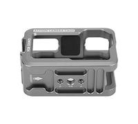 Taidda Étui de Protection en Alliage D'aluminium, Coque Légère pour Caméra d'action avec Dissipation de la Chaleur pour Les Amateurs de Plein Air, Argent-Blanc 3,0 X 1,2 X 2,1 Pouces pour Montage