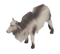 Taidda Figurine de Taureau en Plastique Modèle de Bétail de Ferme Miniature Réaliste pour Enfants, Améliore la capacité Cognitive pour la Décoration de Ferme Miniature