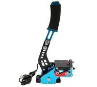 Taidda Frein à Main de Jeu de Course USB 64 Bits Progressif pour PC Compatible pour la Série S X, Matériau en Acier Doux en Alliage D'aluminium (BLUE)