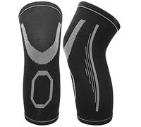 Taidda- Genouillère pour enfants 2 couleurs, genouillère 2 pièces de haute qualité, soulager la douleur filles pour garçons prévenir les blessures Gray+black