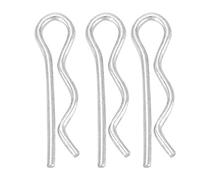 Taidda Goupille Fendue R Clamp/Holder de Fixation Durable pour Fixation D'objets en Fer galvanisé zingué 4 Tailles 1,6/1,8/2/2,5 Mm pour de Multiples Applications (,6*28 mm (30 pièces))