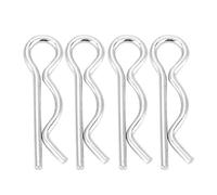 Taidda Goupille Fendue R Clamp/Holder de Fixation Durable pour Fixation D'objets en Fer galvanisé zingué 4 Tailles 1,6/1,8/2/2,5 Mm pour de Multiples Applications (,5*45 mm (10 pièces))