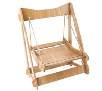 Taidda Hamac Balançoire pour Animaux de Compagnie, Bois Durable, Sommeil Confortable, Balançoire pour Chat, Installation Rapide, Lit Hamac en Bois, Idéal pour Petits Chiens, Chats, Gris 38 X 29 X 50