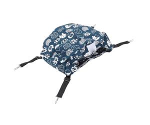 Taidda Hamac Cage pour Chat, Lit Suspendu pour Animal Domestique, Crochets en Acier Inoxydable avec Tapis Rafraîchissant en Soie Glacée, Idéal pour Les Chats, Lapins, Hamsters, Furets et Cochons (L