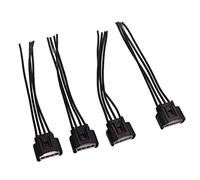 Taidda Harnais de Réparation de Bobine D'allumage de Remplacement Durable pour Prizm 2000-2002, pour 2009-2010, Ajustement Idéal pour TC 2005-2010, 4 Pièces, Noir