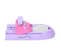 Taidda Imprimante de Motifs Nail Art, Contrôle de Positionnement Précis, Facile à Utiliser, pour Bricolage, Matériau Plastique avec 6 Modèles Métalliques, adapté à un Usage Domestique