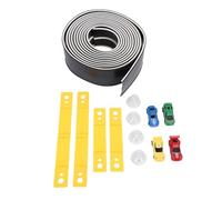 Taidda Inertia Race Car Track Builder Playset, Jouet d'apprentissage STEM pour Garçons, Piste de Course Flexible avec 4 Voitures, Ensemble de Voitures de Course Interactif pour Les