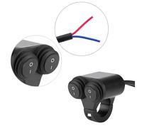 Taidda Interrupteur Universel étanche à Double Commande pour Guidon de Moto, pour Phares Antibrouillard, Klaxon de Frein, Installation Facile pour la Modification de Moto (Tapez B)