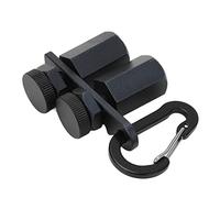 Taidda Jauge D'escalier en Aluminium Durable, Jauge Plate Hexagonale pour Cadre carré, Remplacement Idéal pour la Disposition des Escaliers, Adaptée au Travail du Bois, Alliage D'aluminium (BLACK)