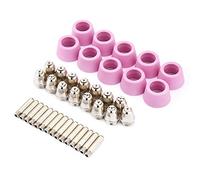 Taidda Kit de 40 Buses D'électrode de Coupe AG60 SG55 de Haute qualité pour Consommables de Torche de Découpe, Ensemble de Pièces de Rechange pour une Coupe en Douceur, adapté pour Torche SG55,