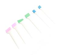 Taidda Kit de 6 Pinceaux de Coloration pour Cheveux, Outil Professionnel de Teinture de Cheveux avec Tête de Brosse en Silicone Amovible pour une Pénétration Rapide de la Teinture, Idéal pour