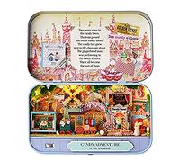 Taidda Kit de Construction Miniature à Faire Soi-même, Adorable Modèle de Maison de Poupée pour Adolescents et Adultes, Cadeau Unique, Kit de Fabrication de Mini Maison Créative pour la Décoration