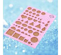 Taidda Kit de Gabarits de Quilling Colorés avec Pince à épiler, Aiguilles à Perles, Idéal pour Réaliser des Travaux Manuels en Papier Délicats, Cadeau Parfait pour les Amis Artistiques, 21,6 X 15,2