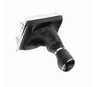 Taidda Kit de Guêtre de Pommeau de Levier de Vitesse à 6 Vitesses, Capuchon Noir élégant pour B7 2011 - 2012, Ajustement Direct pour les Amateurs de Voitures et les Installateurs de Bricolage