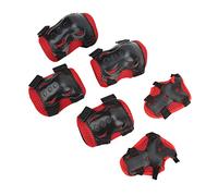 Taidda Kit de Protection pour Patins à roulettes pour Enfants de 6 à 18 Ans, Protège-Genoux et Coudières Réglables, Matériau Respirant, équipement de sécurité pour Le Patinage (Rouge)